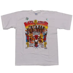 1993 Chicago Bulls '3 Time NBA' Logo T-Shirt