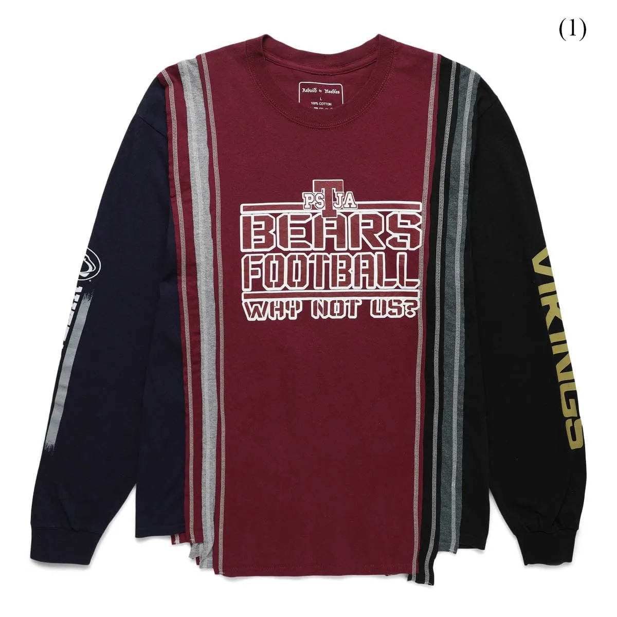 7 CUTS LONG SLEEVE T-SHIRT - COLLEGE (L)