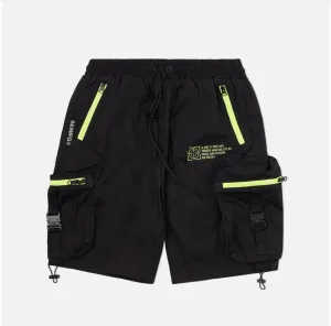 8&9 - Combat Nylon Shorts - Volt Zipper