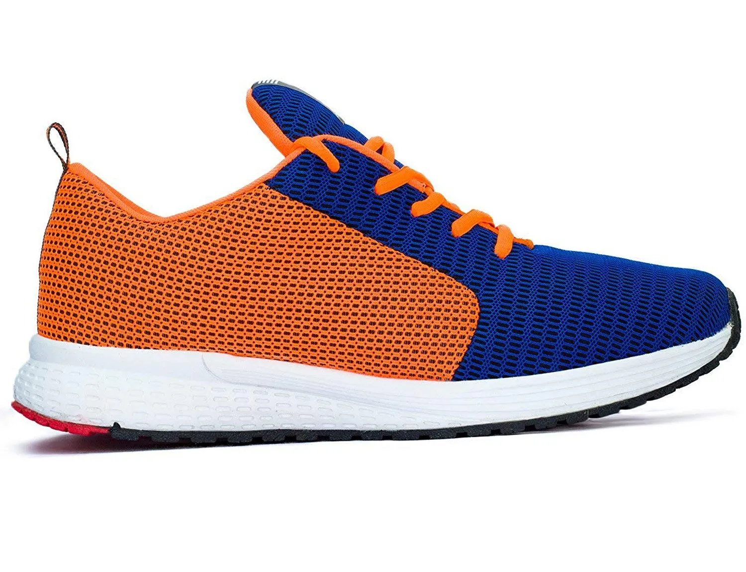 Avant Men's Lightweight Running and Walking Shoes - Navy/Orange