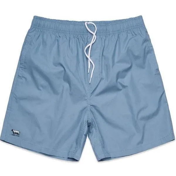 Black Sheep Icon Beach Shorts Carolina Blue