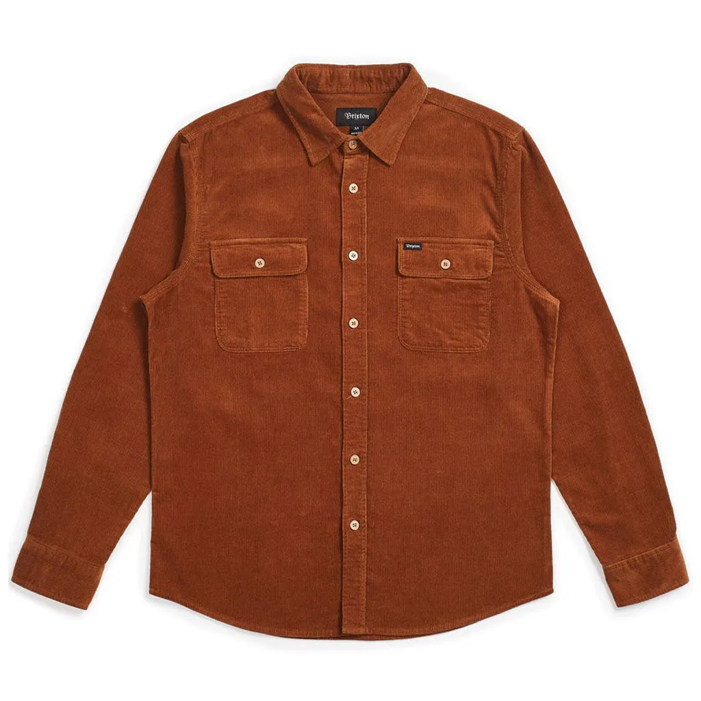 Brixton Bowery Flannel L/S Shirt Hide