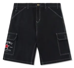 Cash Only Athletics Denim Shorts / Black