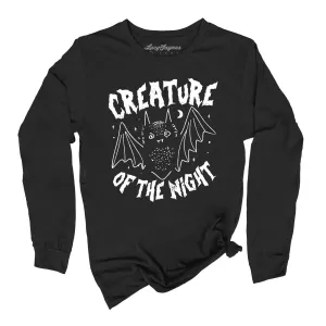 Creature of The Night Long Sleeve Tee