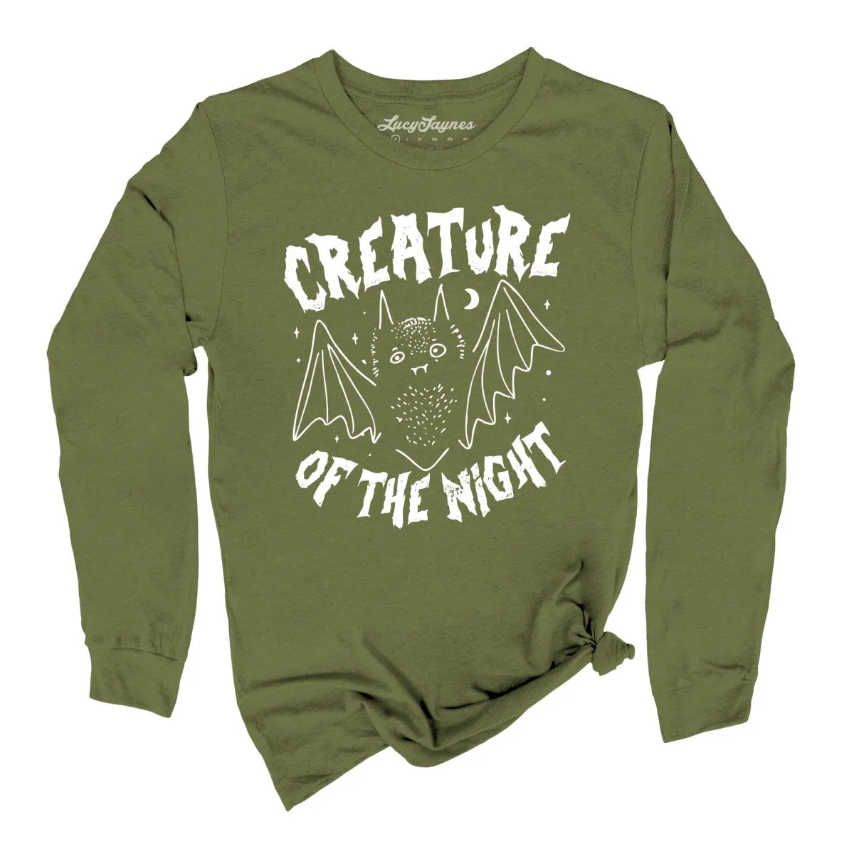 Creature of The Night Long Sleeve Tee