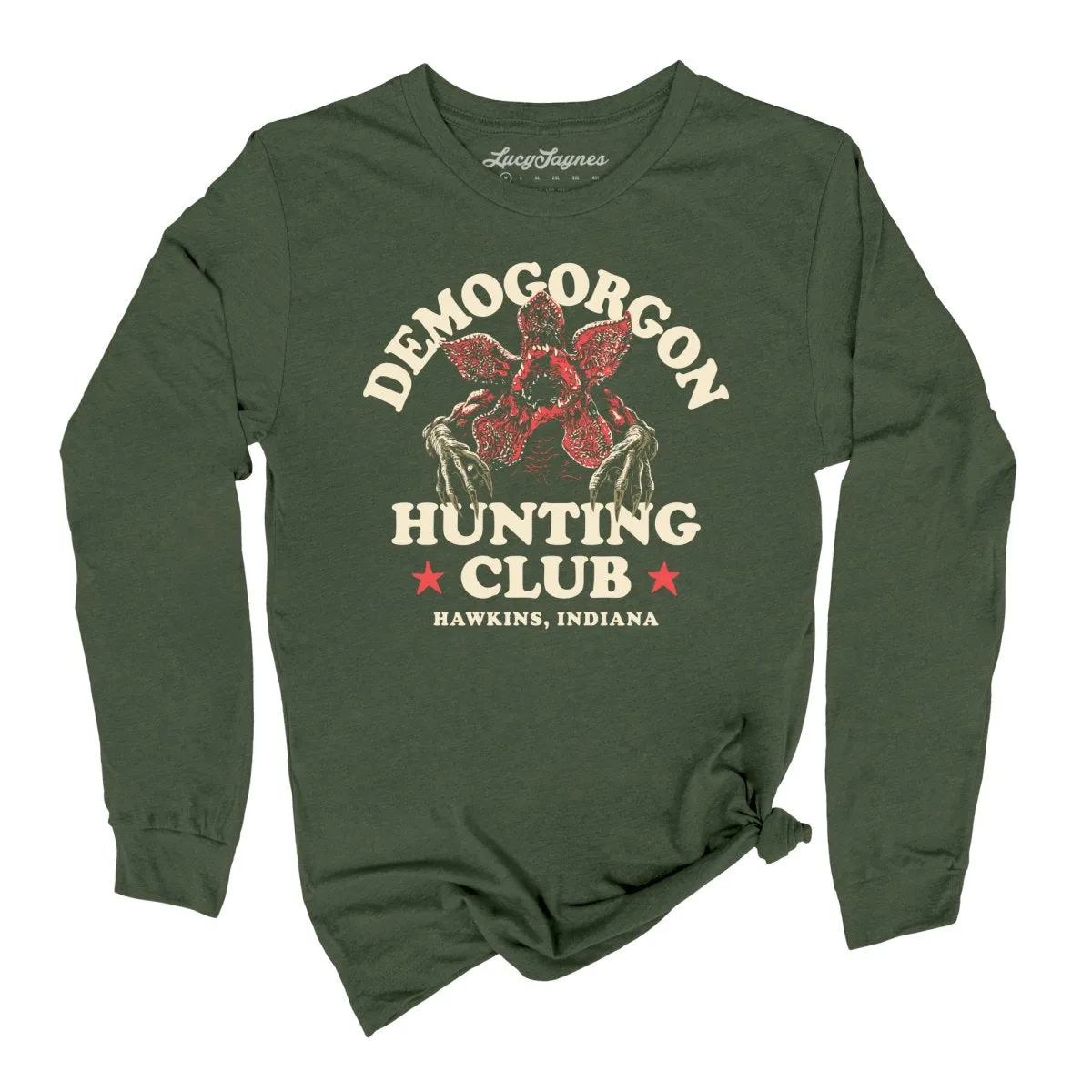 Demogorgon Hunting Club Long Sleeve Tee