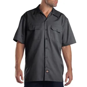 Dickies Short Sleeve Twill Work Shirt Charcoal