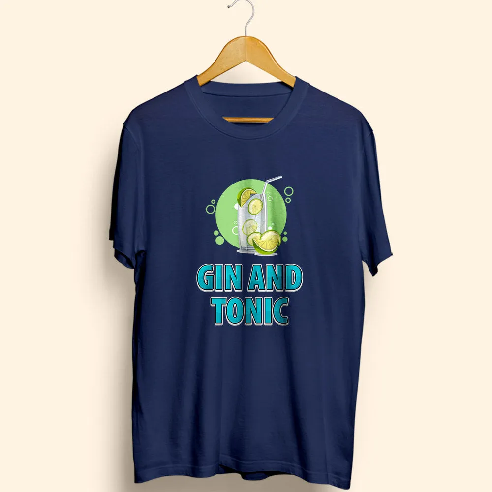 Gin And Tonic Half Sleeve T-Shirt