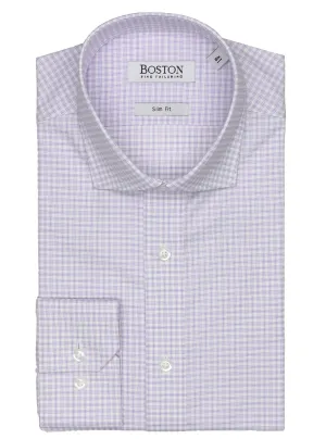 Liberty Business Purple Checked Shirt