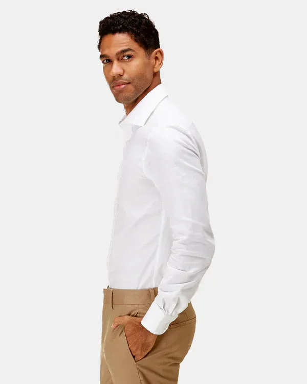 Long Sleeve Business Shirt - The Entrepreneur -  Blue | White