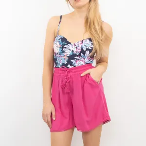 M&S Lightweight Pink Elasticated Waist Summer Beach Shorts