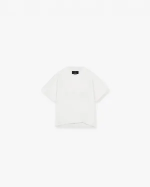 Mini Rep Applique T-Shirt - Flat White