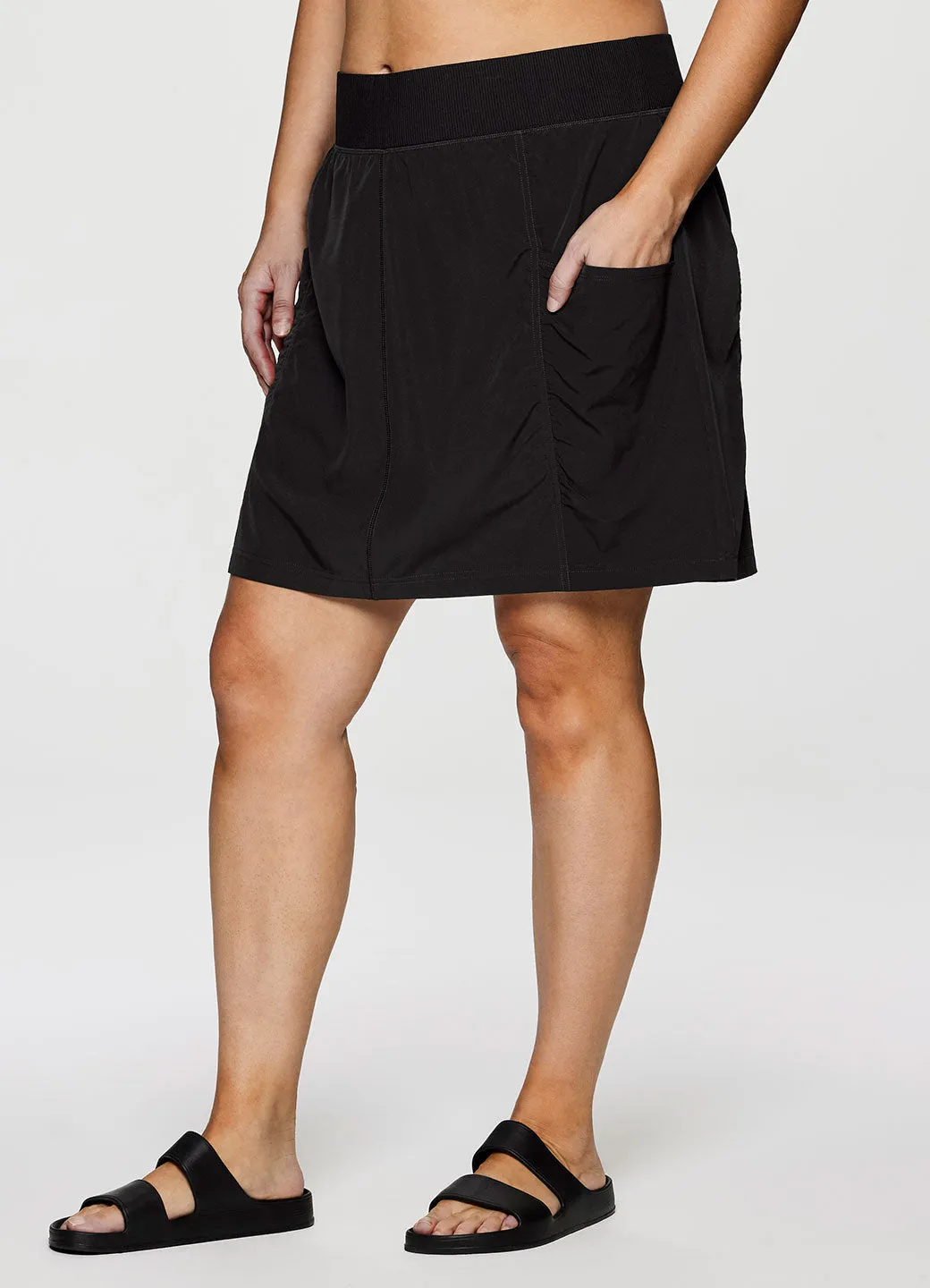 Plus All In Ruched 19" Skort