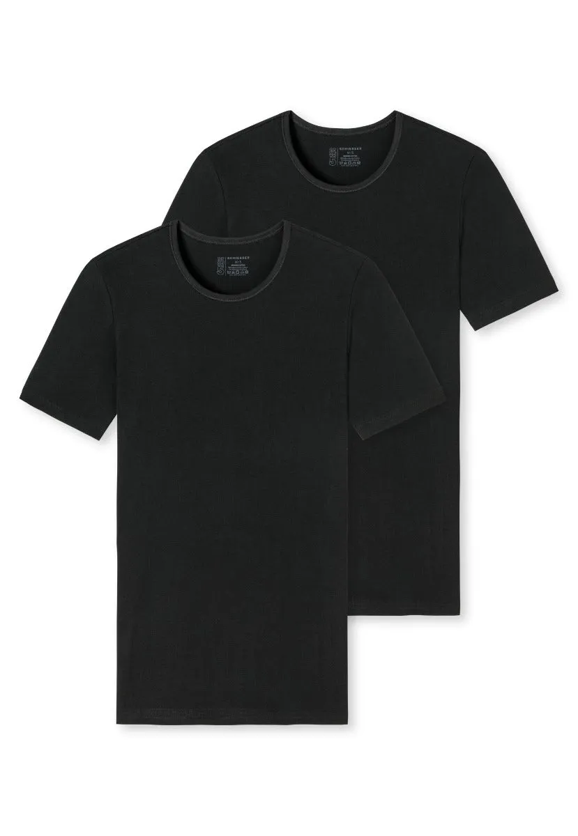 Schiesser - Organic Cotton - T-Shirt ½ - 2 Pack - Sale