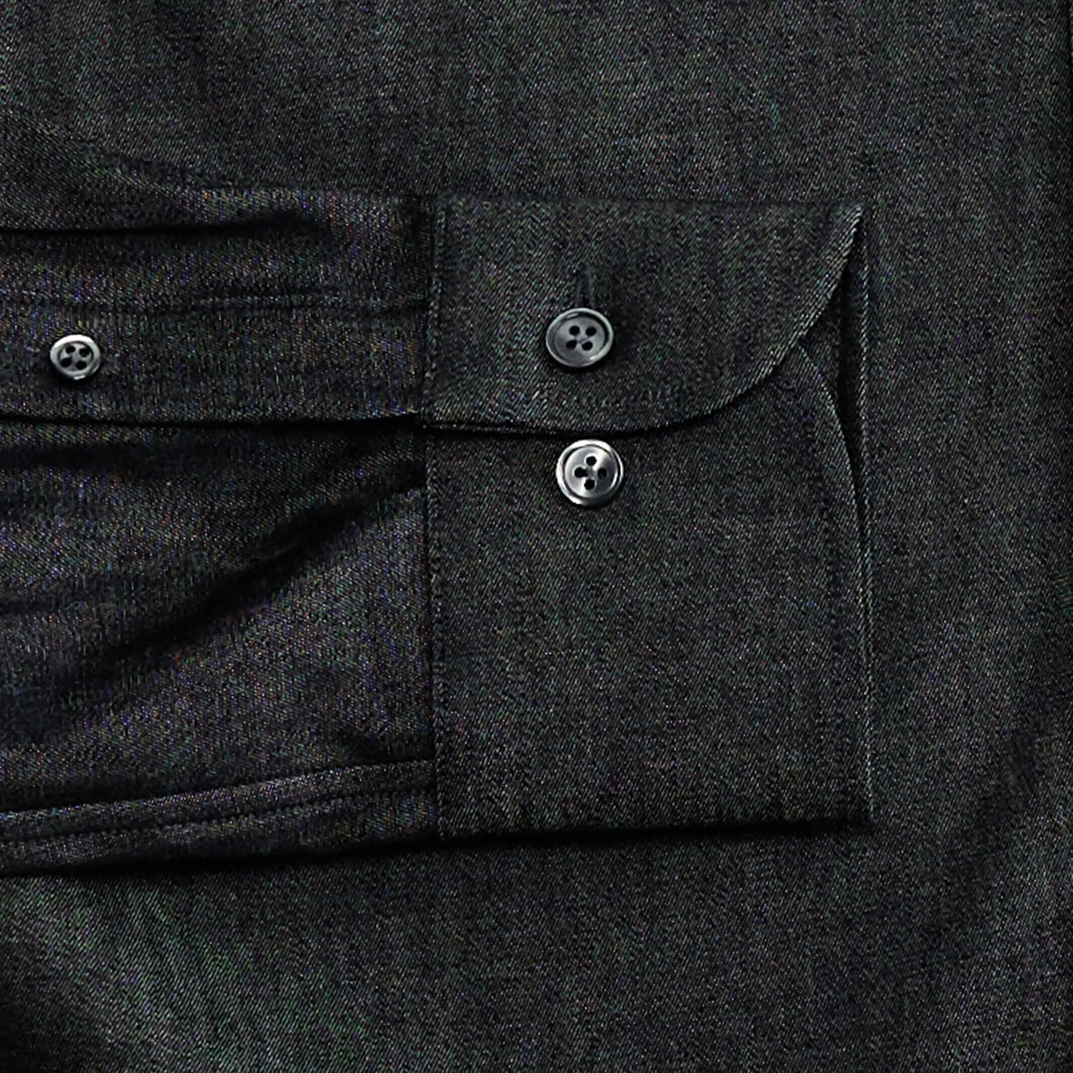 The Washed Black Slater Denim Custom Shirt