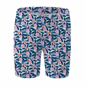 Toucan Lagoon LONG Swim Shorts