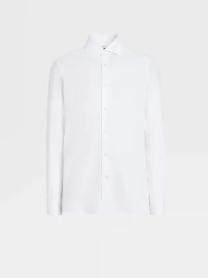 Trofeo Cotton French Cuff Shirt | White