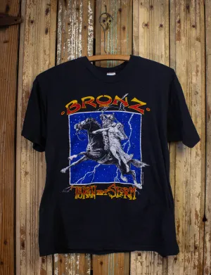 Vintage Bronz Taken By Storm Concert T Shirt 1984 Black Medium