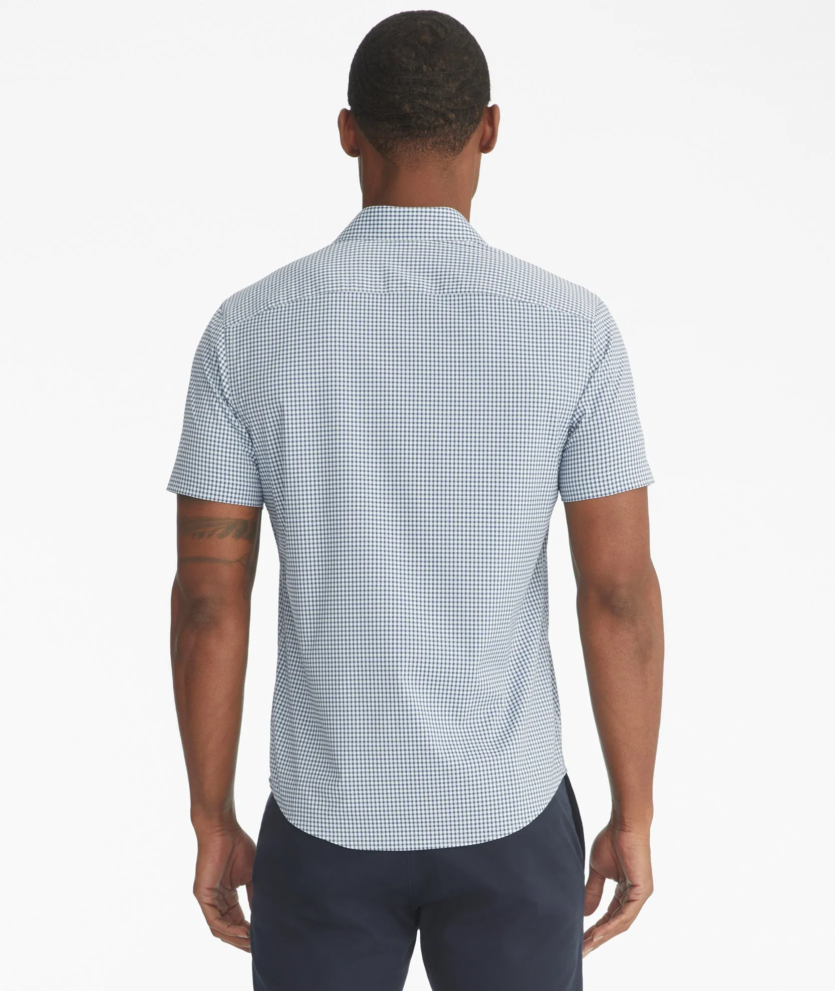 Wrinkle-Free Performance Short-Sleeve Godello Shirt